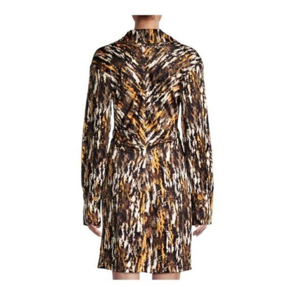 NANUSHKA ZADA Abstract Print Mini Shirtdress Size M NWT - Picture 5 of 8